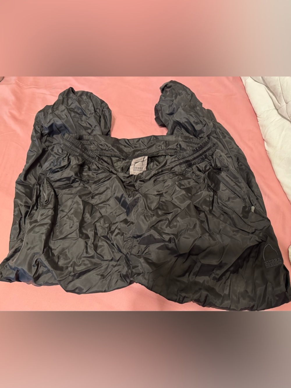 Black Rain Pants, packable